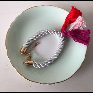 Nautical Boho Colorful Rope Tassel Bracelet